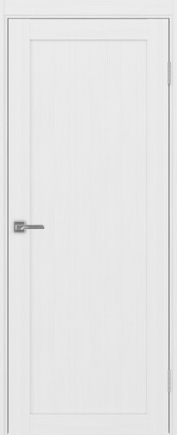 Межкомнатные двери Турин_501.1 ЭКО-шпон Белый лёд Оптима
